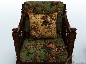 sofa set 021 3D Model
