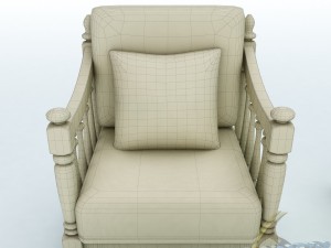 sofa set 021 3D Model