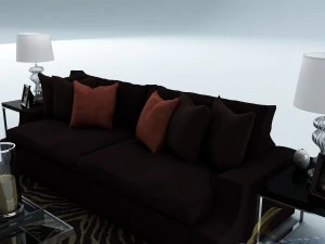 sofa set 022 3D Model
