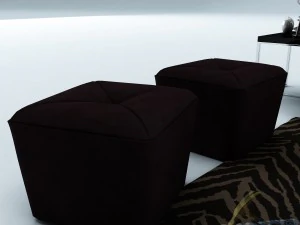 sofa set 022 3D Model