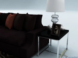sofa set 022 3D Model