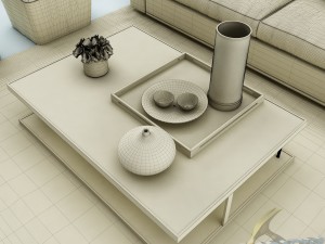 sofa set 022 3D Модель