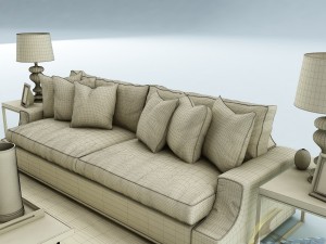 sofa set 022 3D Модель
