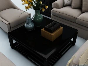 sofa set 023 3D Model