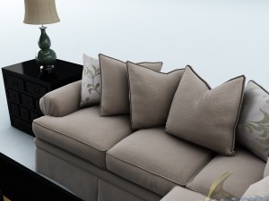 sofa set 023 3D 모델