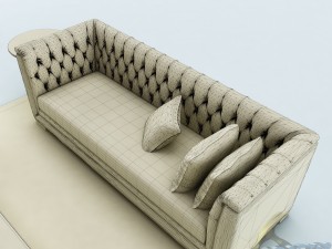 sofa set 025 3D मॉडल