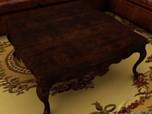 sofa set 026 Modelo 3D