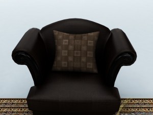 sofa set 028 Model 3D