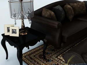 sofa set 028 3D Model
