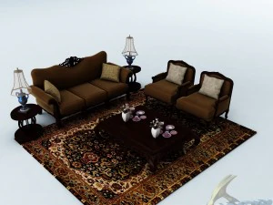 zestaw wypoczynkowy 029 Model 3D