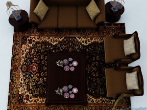 sofa set 029 3Dモデル