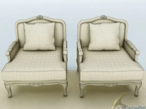 sofa set 029 3D Model
