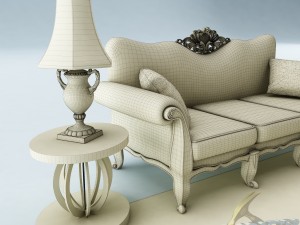 sofa set 029 3Dモデル