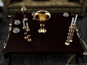 sofa set 030 3D Model