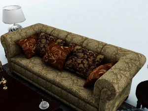 sofa set 030 3D Model