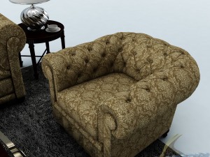 sofa set 030 3D Model