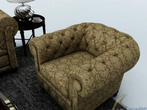 sofa set 030 3D Model