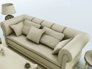 sofa set 030 3D Model