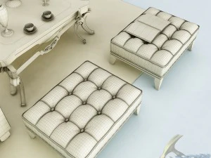 sofa set 030 3D Model