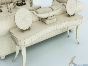 sofa set 031 3D मॉडल