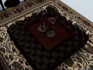 sofa set 033 Modelo 3D