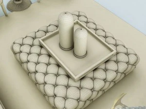sofa set 033 3D Model