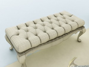 sofa set 034 Model 3D