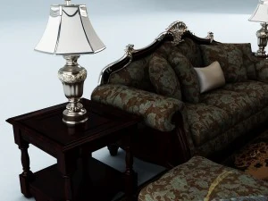 sofa set 035 3D Model