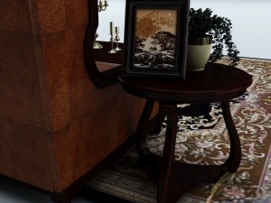 sofa set 038 3D मॉडल