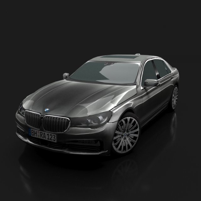 bmw series g11 2016 3D Model .c4d .max .obj .3ds .fbx .stl .blend 
