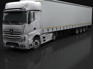 mercedes benz actros Modelo 3D