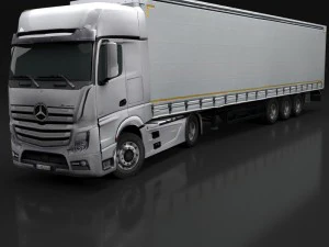 Mercedes Benz Actros 3D Modell