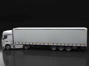 mercedes benz actros 3D Модель