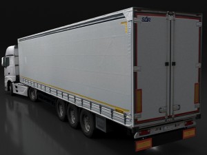 mercedes benz actros 3D Модель