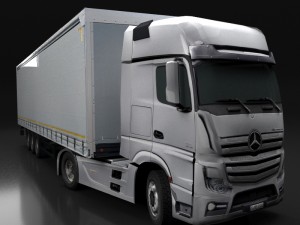 mercedes benz actros 3D Модель