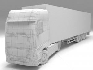 mercedes benz actros 3D Модель