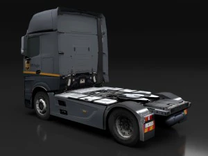 mercedes benz actros dhl ups fedex 3D Model