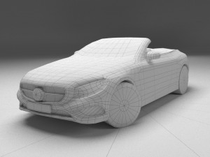 mercedes-benz s-class cabriolet 2017 Modelo 3D