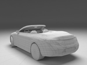mercedes-benz s-class cabriolet 2017 Modelo 3D