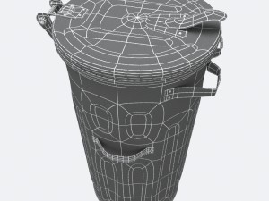 bin 3D Model