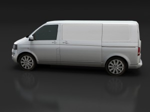 volkswagen transporter t5 3D 模型