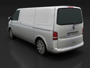 volkswagen transporter t5 3D 模型