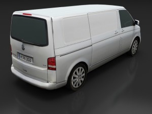 volkswagen transporter t5 3D 模型