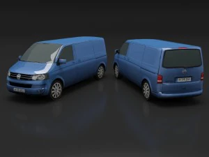 volkswagen transporter t5 3D Model