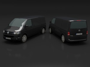 volkswagen transporter t5 3D 模型