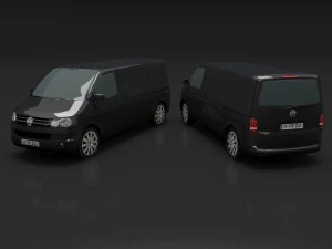 volkswagen transporter t5 3D Model