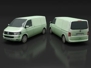 volkswagen transporter t5 3D Model
