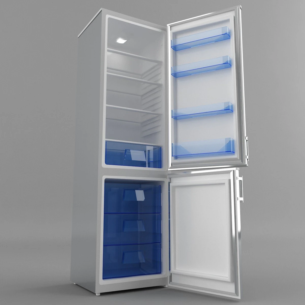 baumatic brcf1855sl refrigerator 3D Model .c4d .max .obj .3ds .fbx .stl .blend