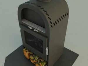 fireplace Modelo 3D
