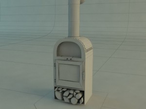 fireplace Modelo 3D
